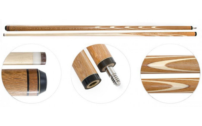 Кий для русского бильярда 2-pc наборный "Консул 3-4" (лайсвуд, граб) Кий для русского бильярда 2-pc наборный "Консул 3-4" (лайсвуд, граб)